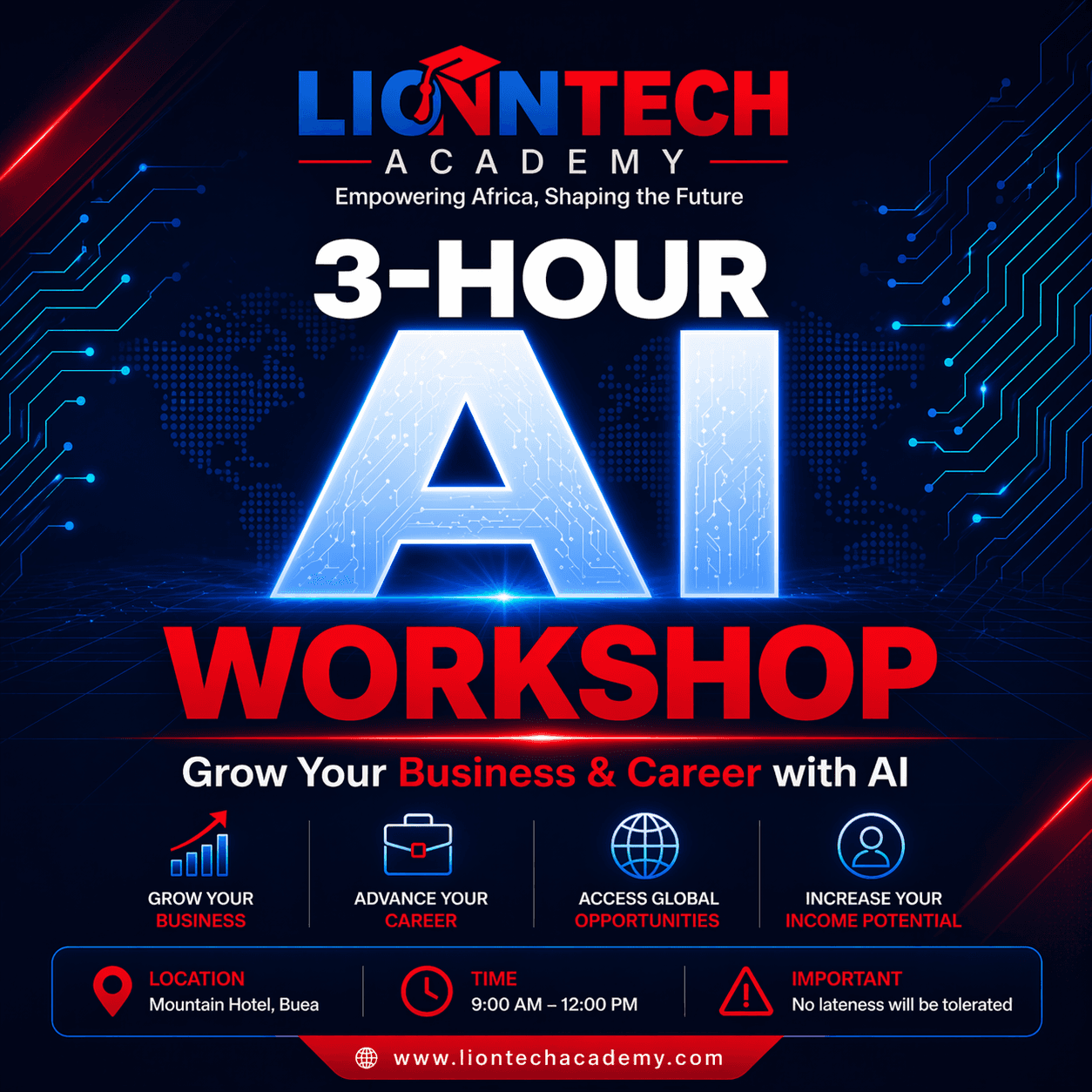 AI workshop showcase graphic