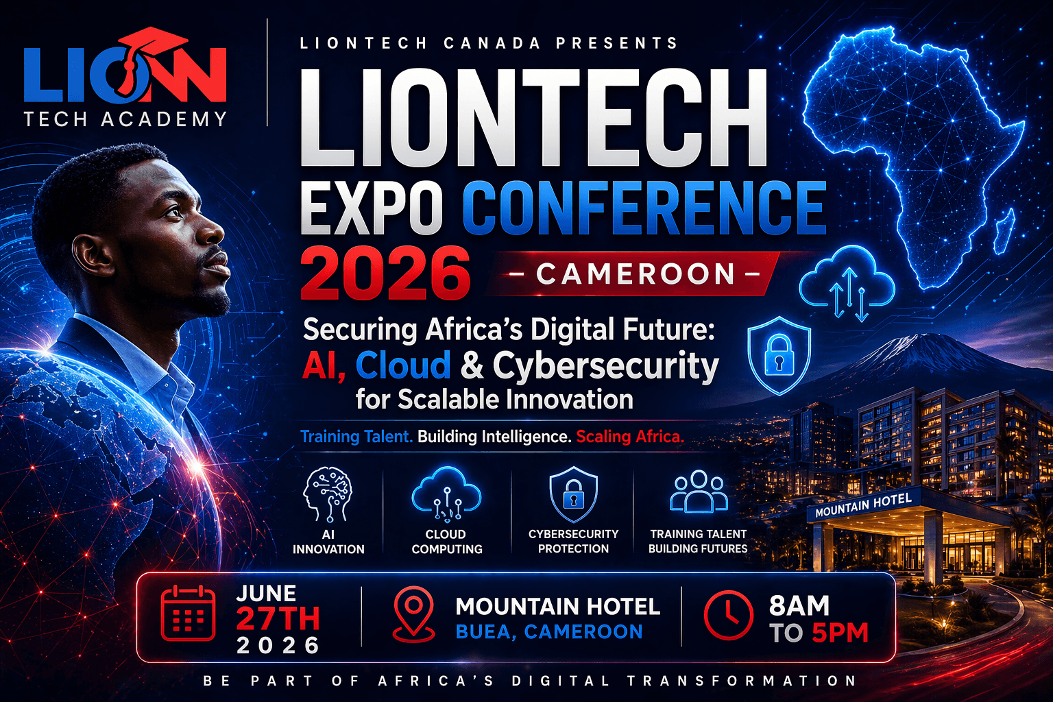 LionTech flyer artwork